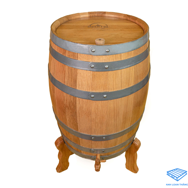 Thùng Gỗ Sồi D.CHEERY 100L Bền Đẹp - Chất Lượng Cao